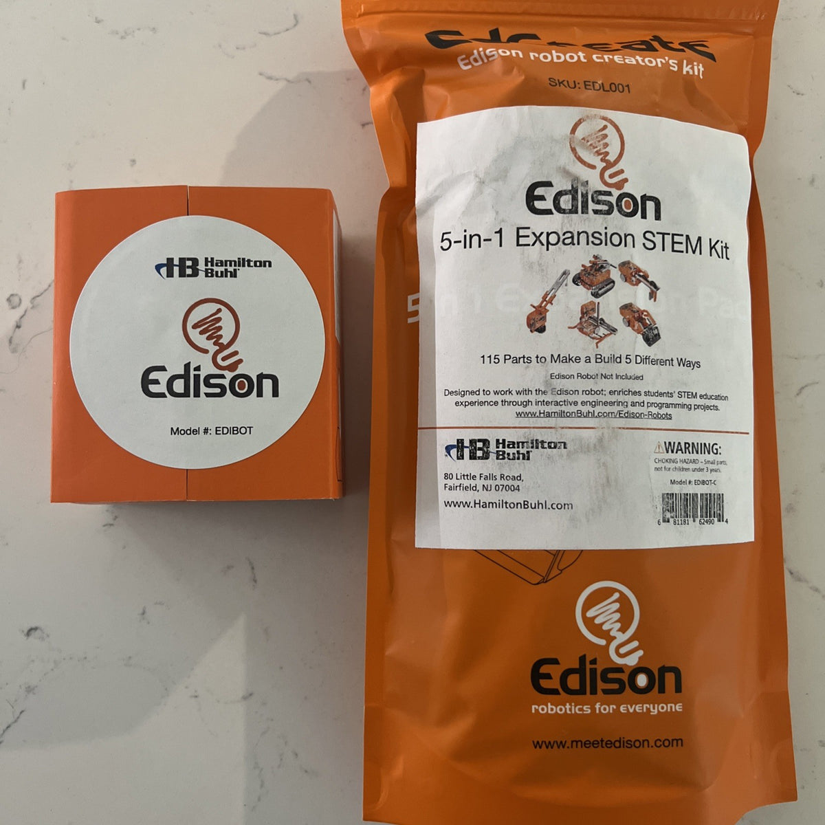 Edison Robot with 5 in 1 Expansion STEM Kit
