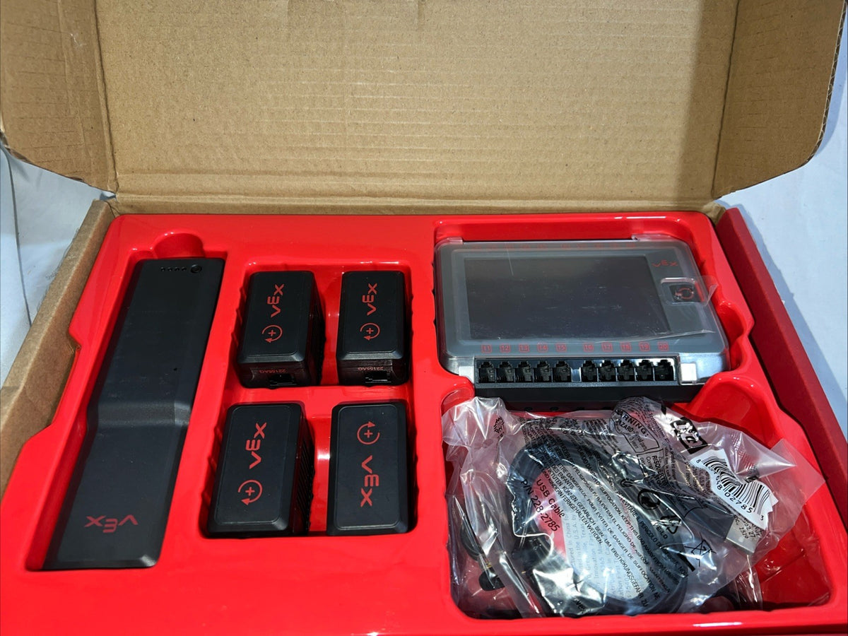 VEX V5 Upgrade Kit 276-4810, Brain, Battery, 4 Motors, Cables, New